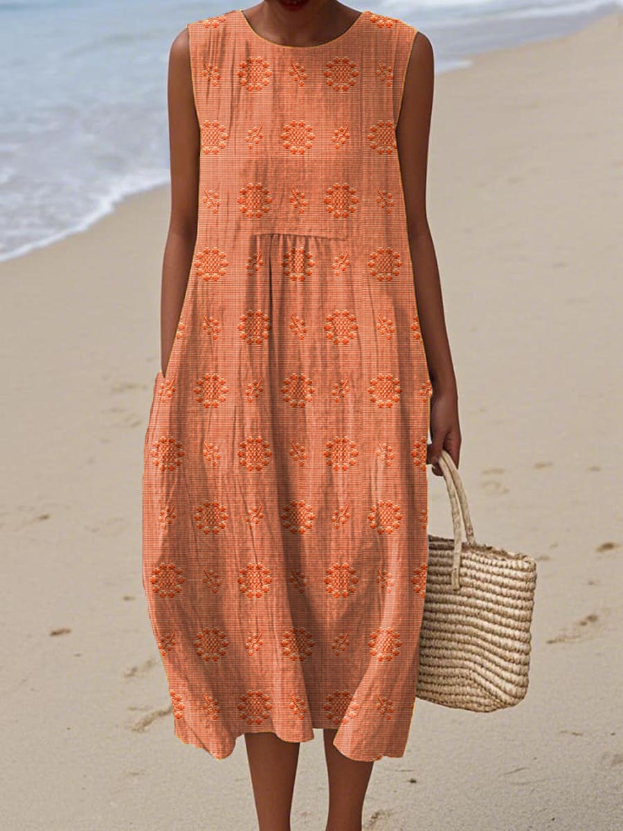 Ava – Women Printed Summer Dress - Image 6