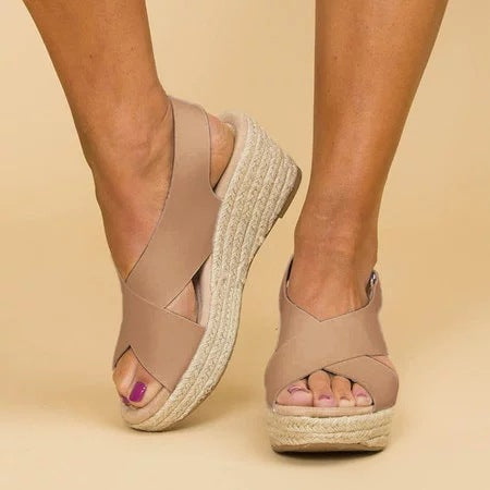 Sophie – Women Wedge Espadrille Sandals - Image 1