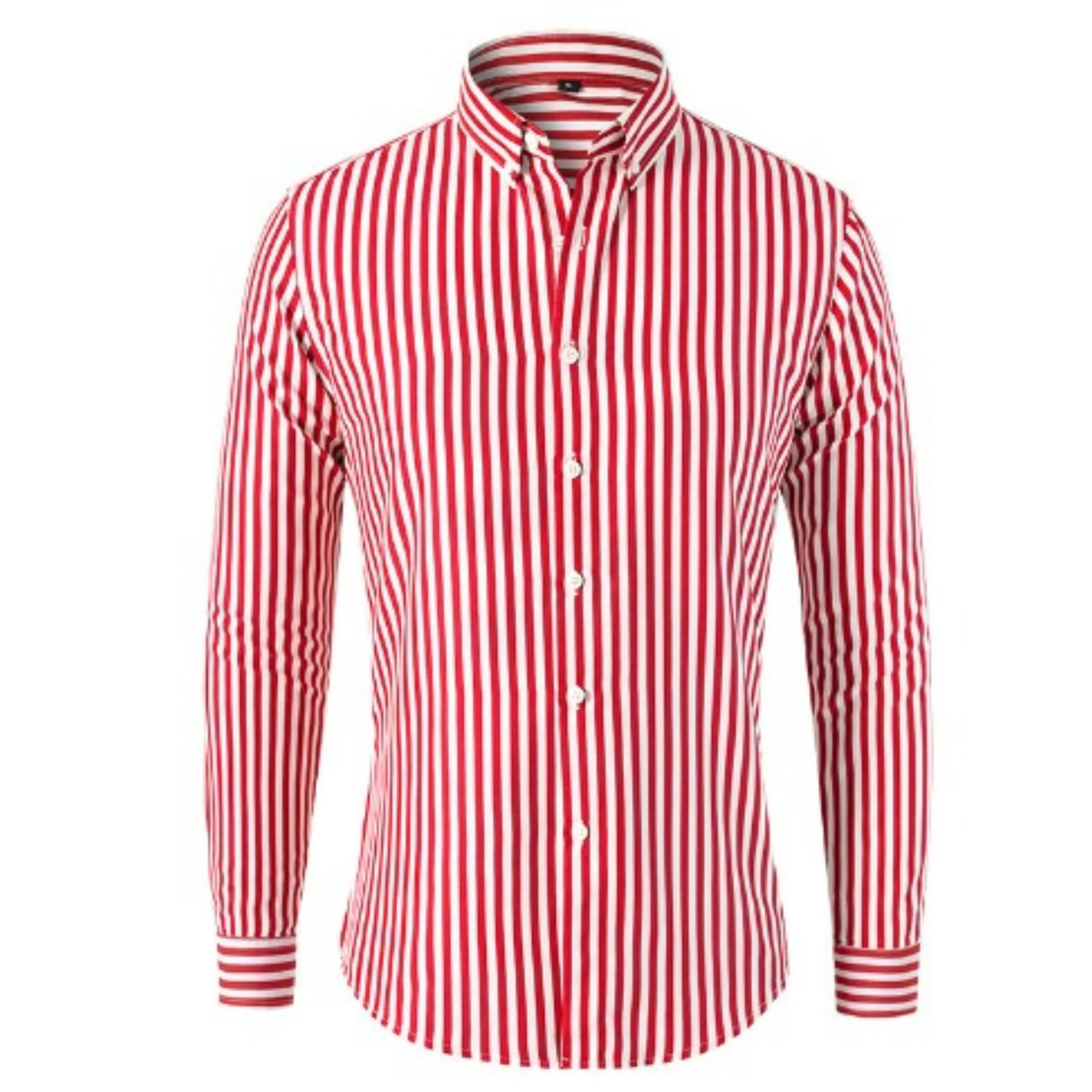 Stefan – Classic Striped Button-Up Shirt - Image 3