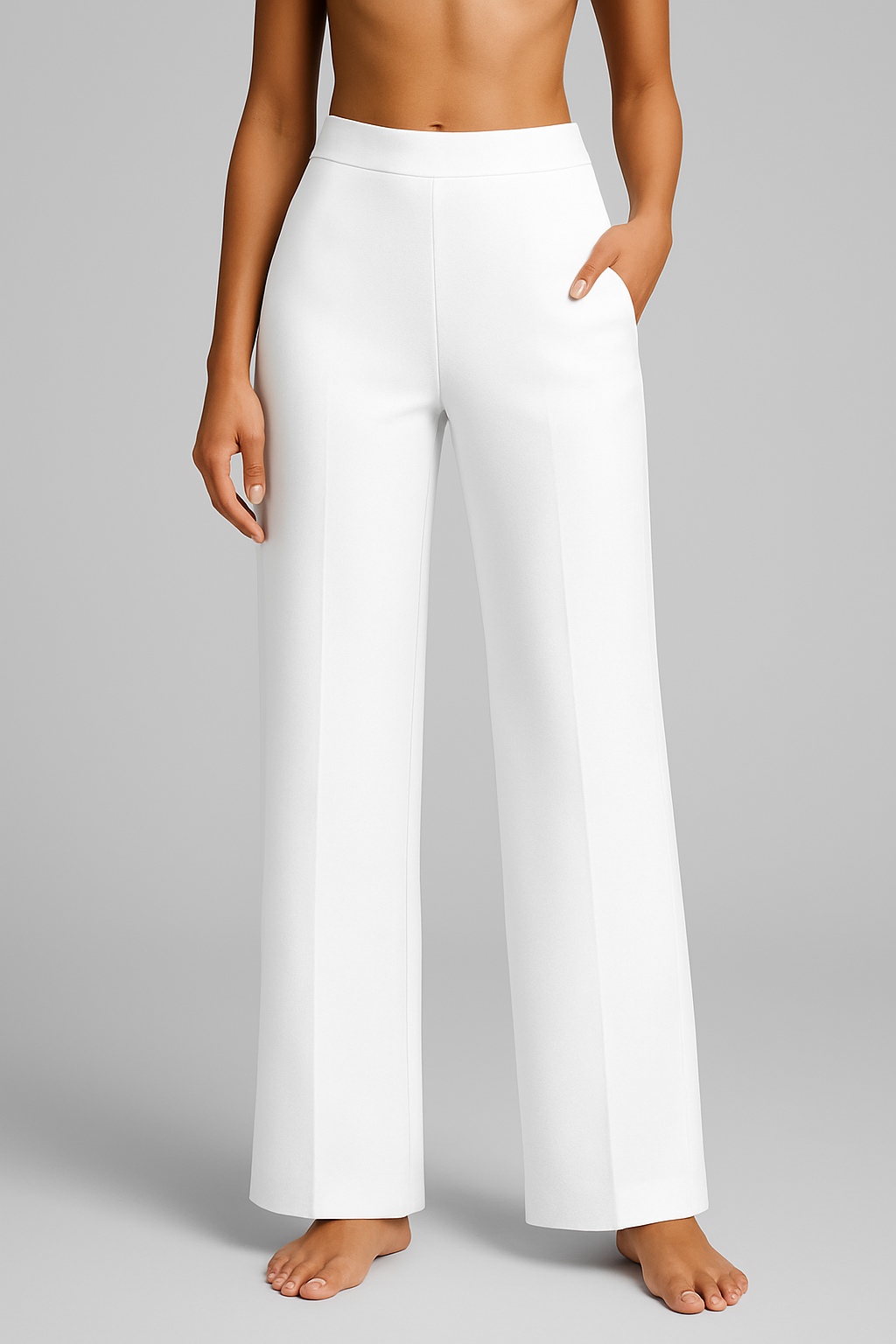 Sophie – Stylish Wide-Leg Trousers for Women - Image 3