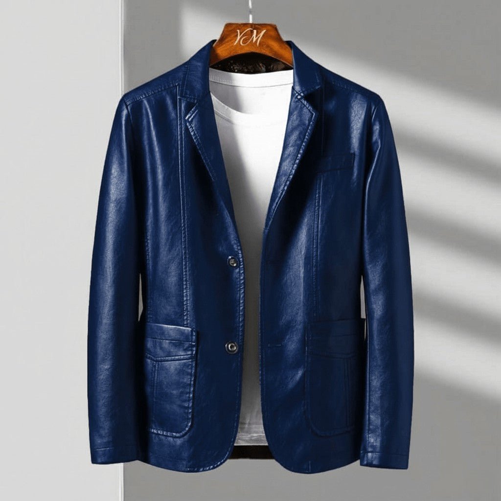 Herren Blazer in taillierter Passform mit fallendem Revers | J&B - 3 - Jasminaboutique.com