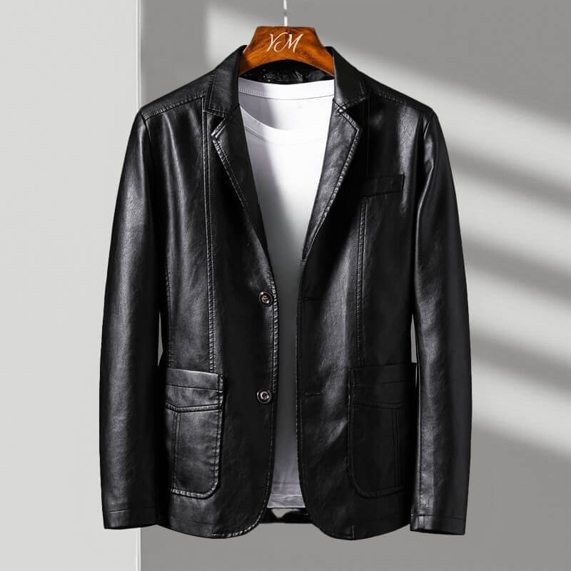 Herren Blazer in taillierter Passform mit fallendem Revers | J&B - 4 - Jasminaboutique.com