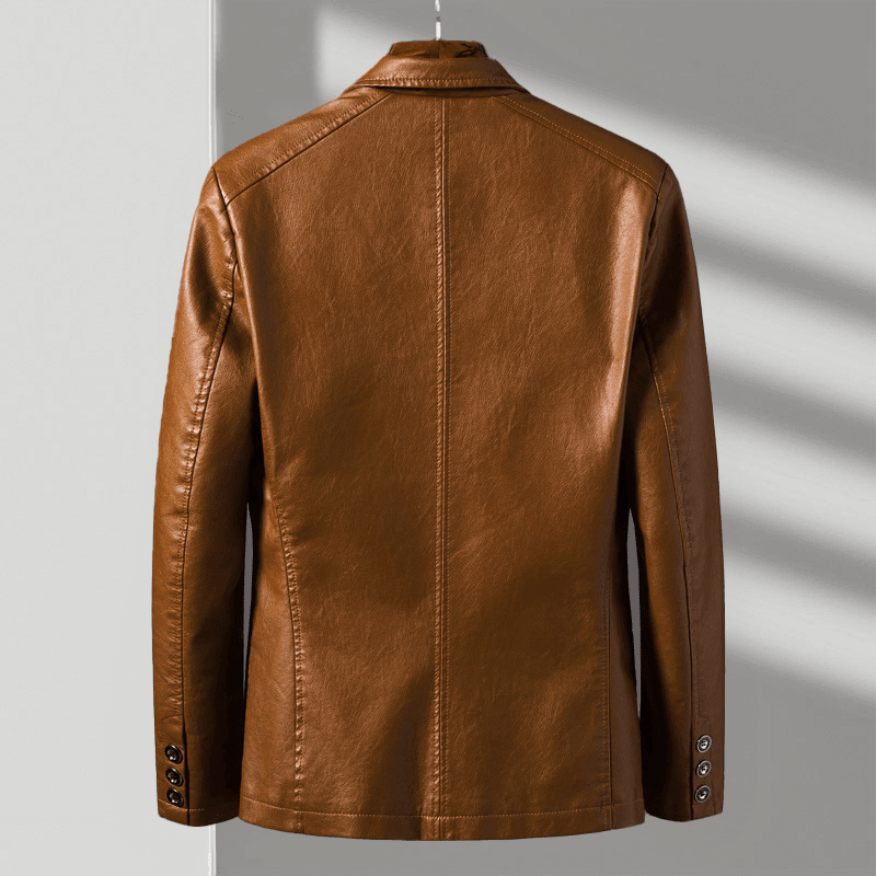 Herren Blazer in taillierter Passform mit fallendem Revers | J&B - 5 - Jasminaboutique.com