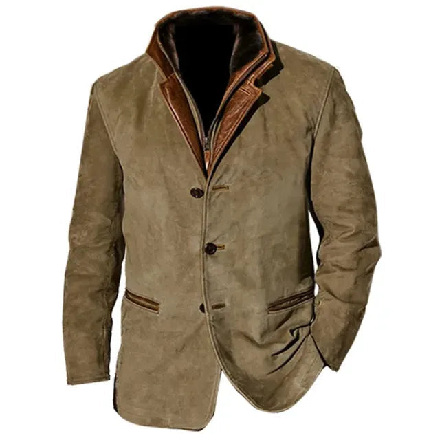 Herren Jacke im Utility-Stil mit kontrastierendem Kragen | J&B - 2 - Jasminaboutique.com