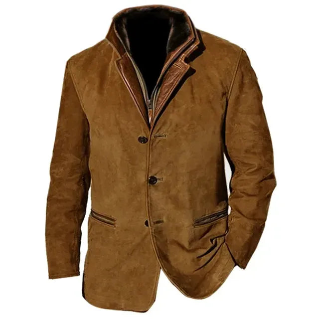 Herren Jacke im Utility-Stil mit kontrastierendem Kragen | J&B - 4 - Jasminaboutique.com