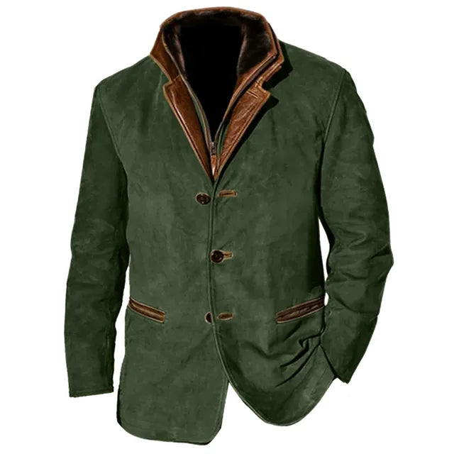 Herren Jacke im Utility-Stil mit kontrastierendem Kragen | J&B - 7 - Jasminaboutique.com