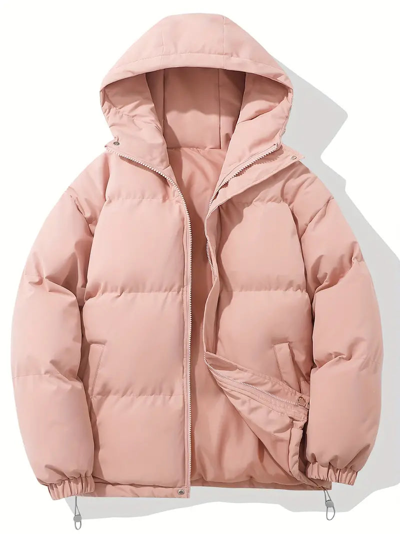 Damen Steppjacke mit Kapuze und Reißverschluss | J&B - 6 - Jasminaboutique.com