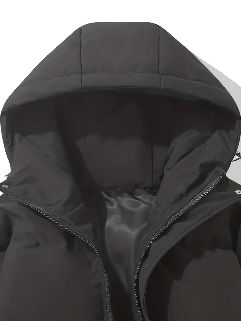Damen Steppjacke mit Kapuze und Reißverschluss | J&B - 10 - Jasminaboutique.com