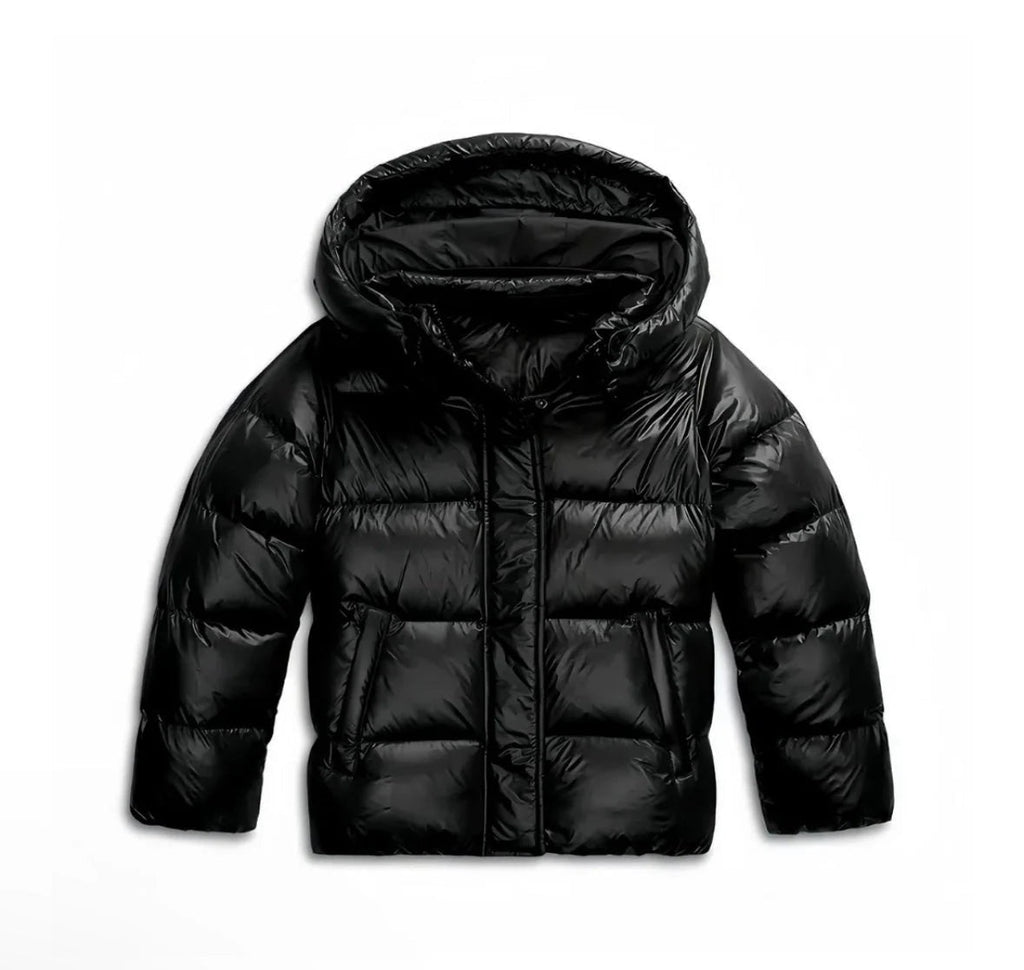 Daunenjacke Damen mit Kapuze und Reißverschluss | J&B - 7 - Jasminaboutique.com