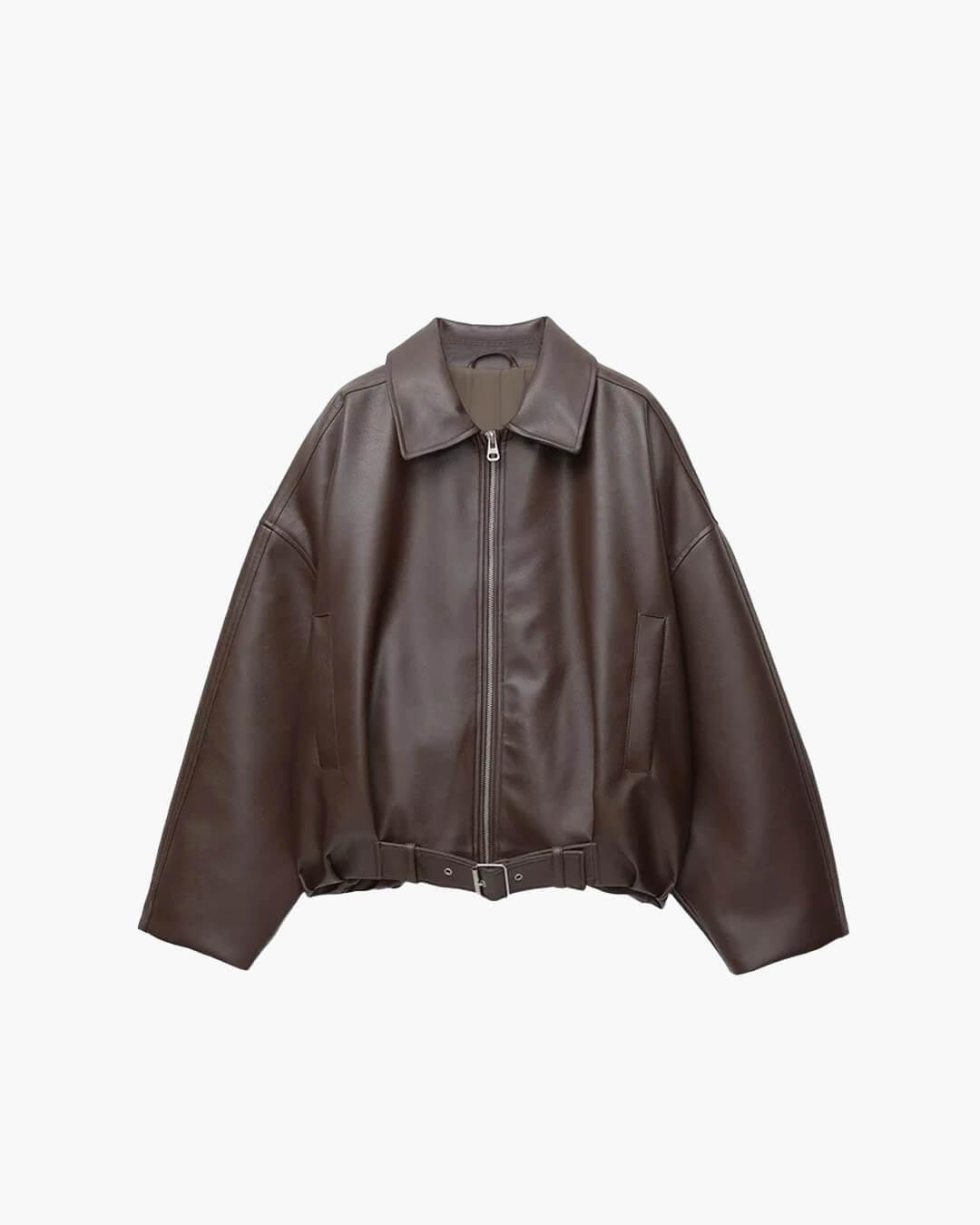 Bomberjacke Damen mit Gürtel und Oversized-Schnitt | J&B - 1 - Jasminaboutique.com