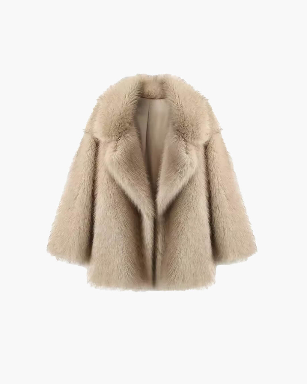 Kunstfelljacke Damen im Oversize-Stil mit kuscheliger Struktur | J&B - 6 - Jasminaboutique.com