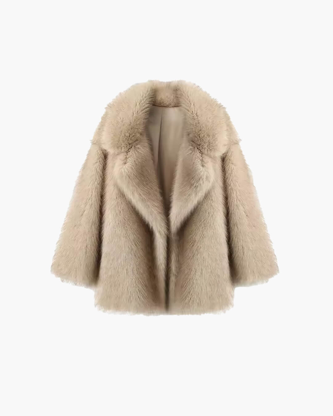 Kunstfelljacke Damen im Oversize-Stil mit kuscheliger Struktur | J&B - 6 - Jasminaboutique.com