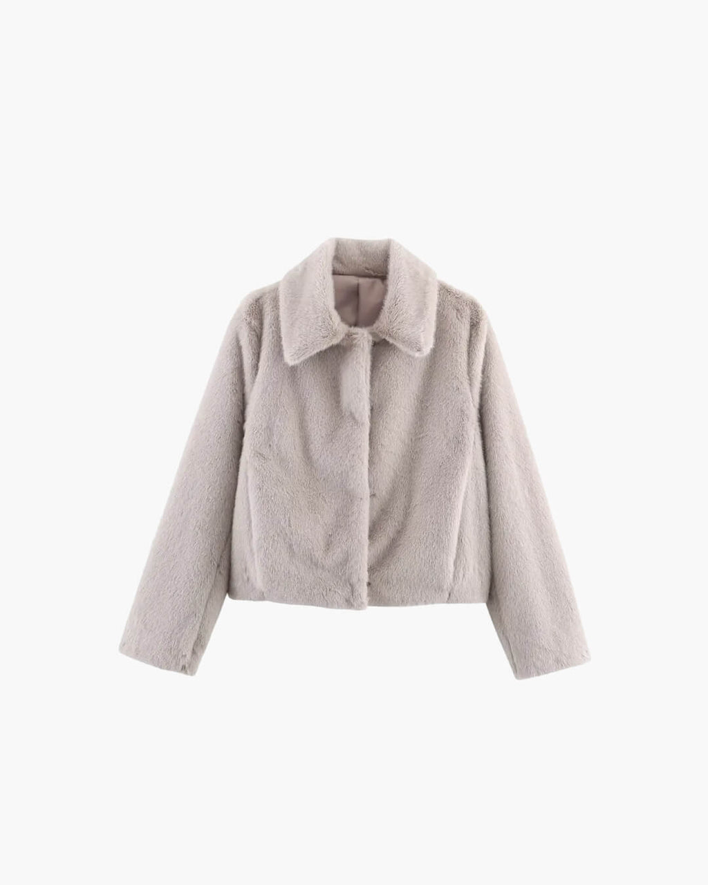 Kunstfelljacke Damen, kurz geschnitten, weich und elegant | J&B - 11 - Jasminaboutique.com