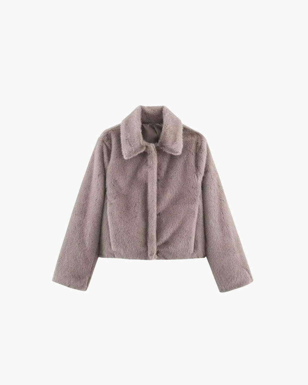 Kunstfelljacke Damen, kurz geschnitten, weich und elegant | J&B - 12 - Jasminaboutique.com