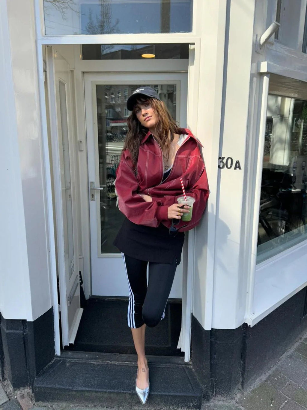 Bomberjacke Damen, Oversize-Schnitt mit Reißverschluss | J&B - 6 - Jasminaboutique.com