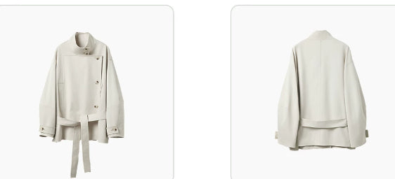 Damenjacke mit Zweireiher-Verschluss und lässiger Passform | J&B - 2 - Jasminaboutique.com