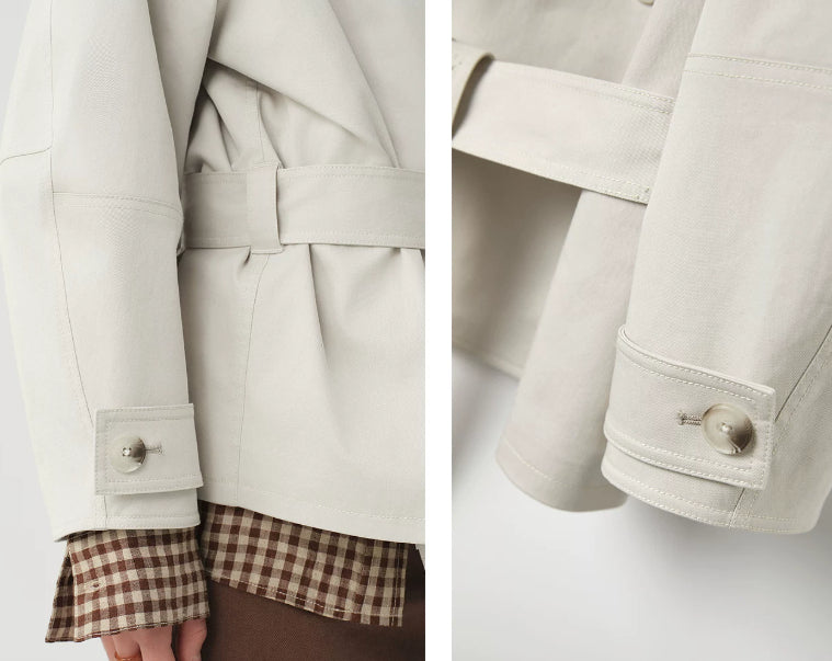 Damenjacke mit Zweireiher-Verschluss und lässiger Passform | J&B - 7 - Jasminaboutique.com