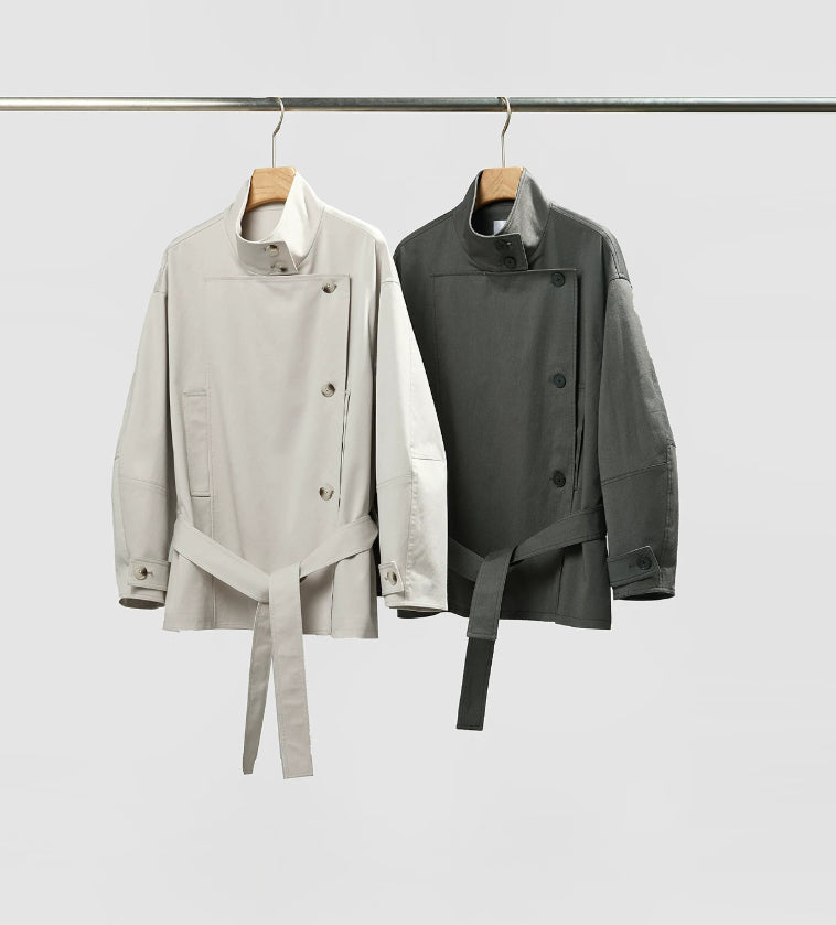 Damenjacke mit Zweireiher-Verschluss und lässiger Passform | J&B - 8 - Jasminaboutique.com