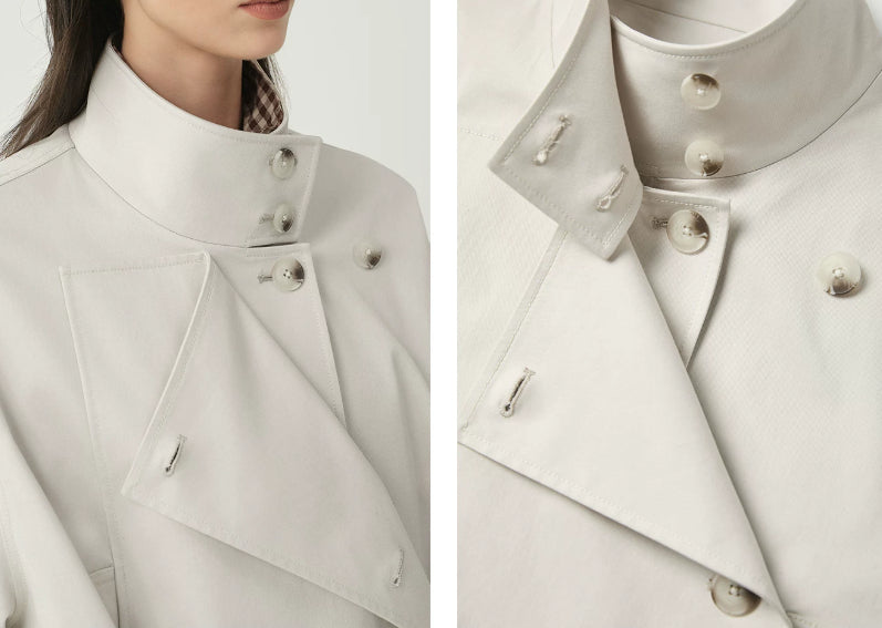 Damenjacke mit Zweireiher-Verschluss und lässiger Passform | J&B - 9 - Jasminaboutique.com
