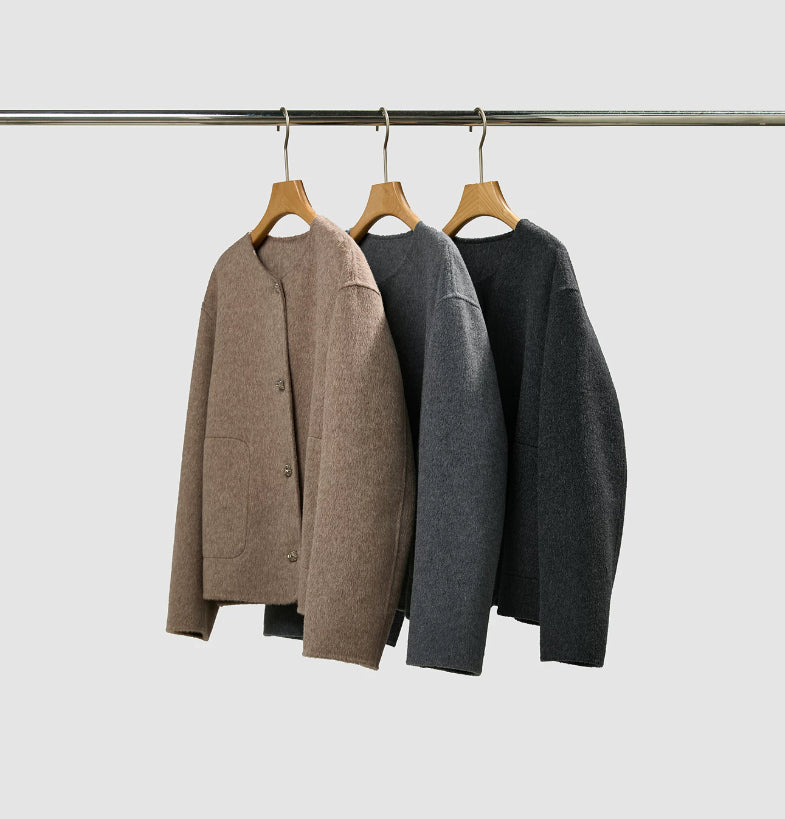Damenjacke in lockerer Passform mit Knopfverschluss | J&B - 5 - Jasminaboutique.com