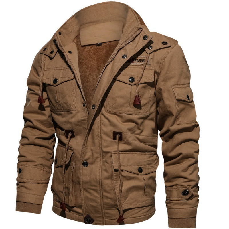 Utility-Jacke Herren mit Reißverschluss und zahlreichen Taschen | J&B - 3 - Jasminaboutique.com