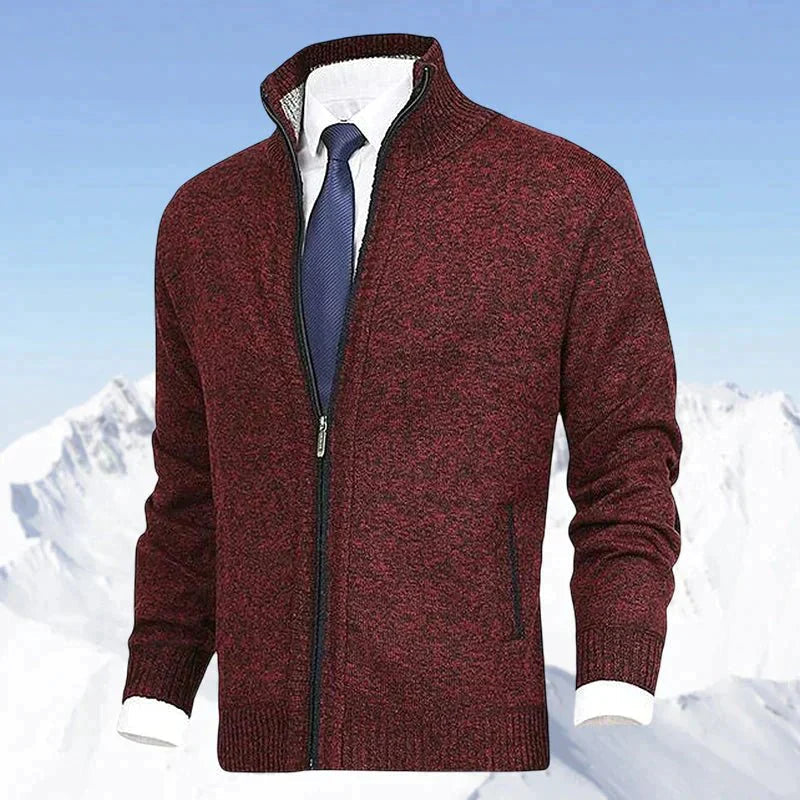 Lässige Herrenjacke mit Stehkragen und Reißverschluss | J&B - 17 - Jasminaboutique.com