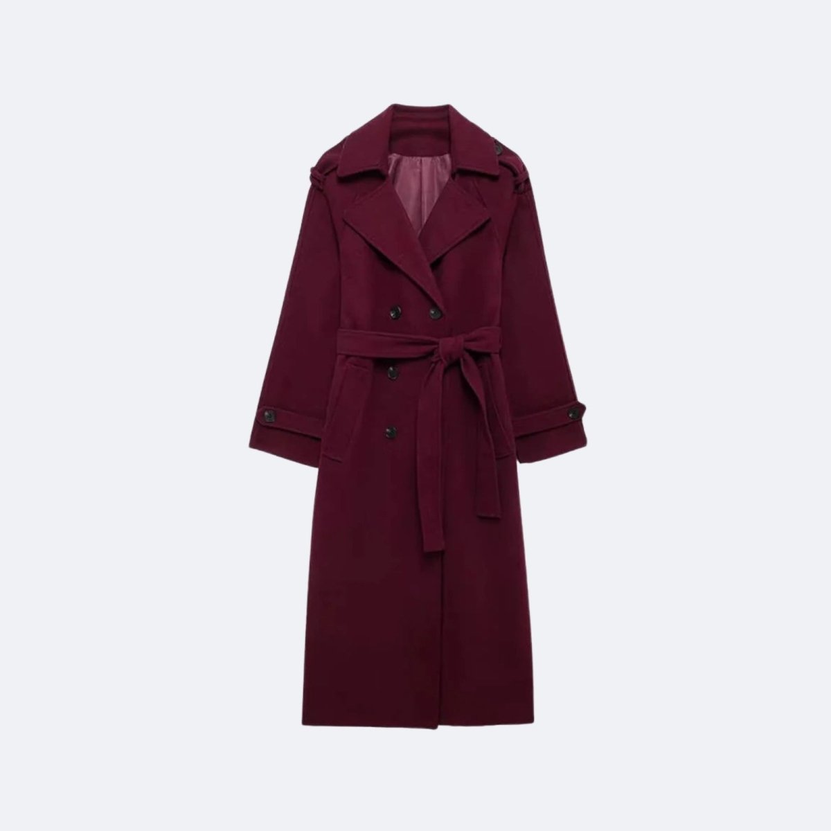 Trenchcoat Damen mit Gürtel und taillierter Passform | J&B - 10 - Jasminaboutique.com