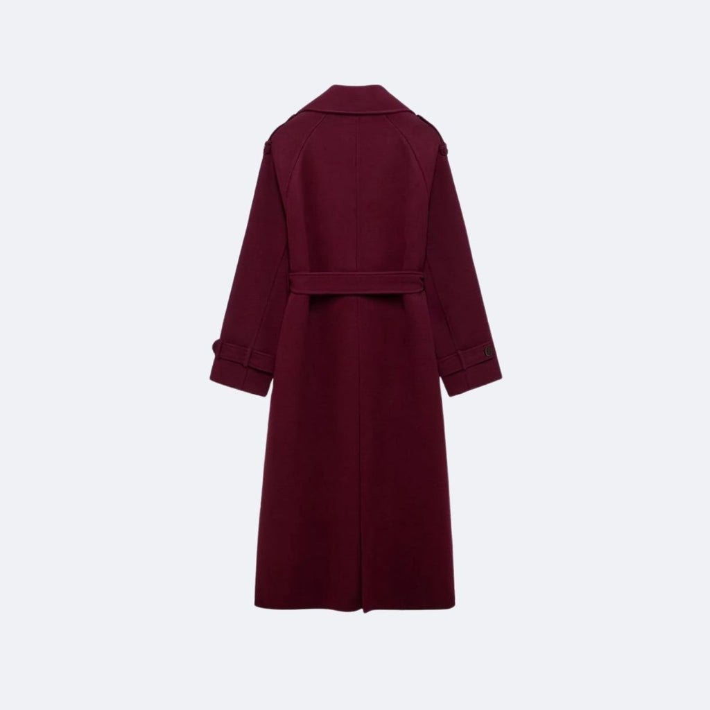 Trenchcoat Damen mit Gürtel und taillierter Passform | J&B - 11 - Jasminaboutique.com