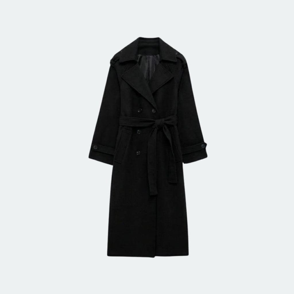 Trenchcoat Damen mit Gürtel und taillierter Passform | J&B - 14 - Jasminaboutique.com