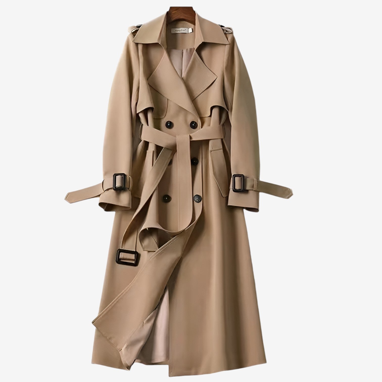 Trenchcoat Damen mit Gürtel und klassischem Schnitt | J&B - 1 - Jasminaboutique.com