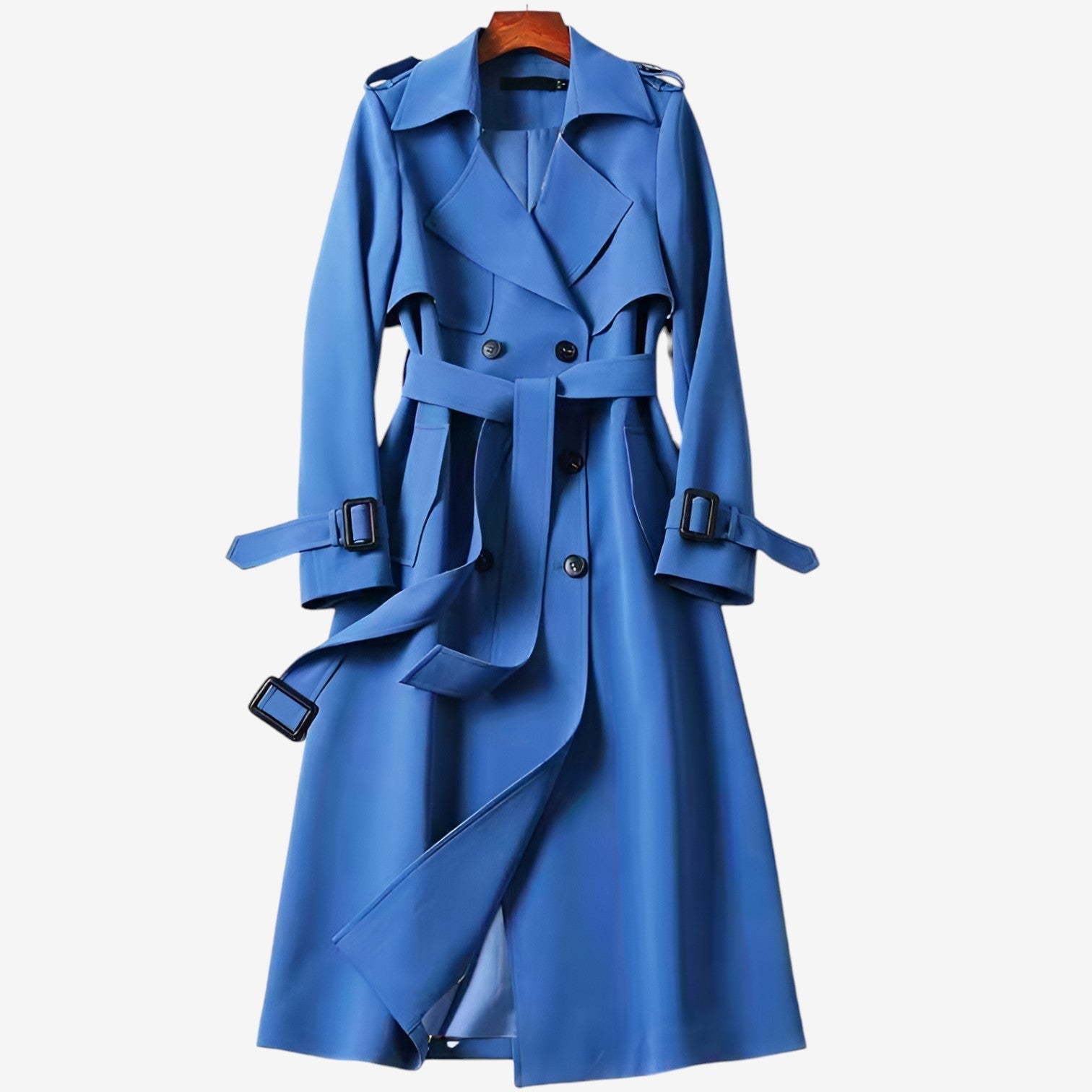 Trenchcoat Damen mit Gürtel und klassischem Schnitt | J&B - 6 - Jasminaboutique.com