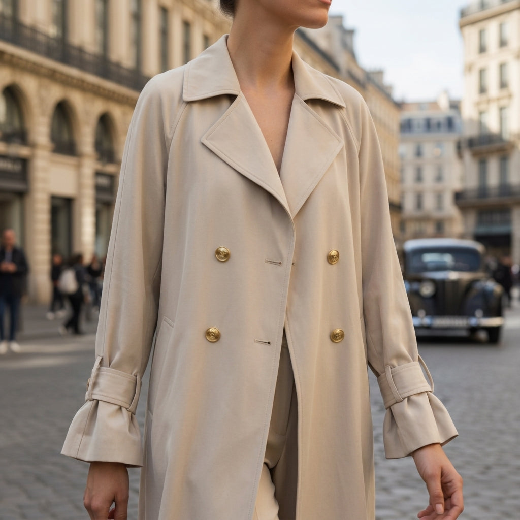 Damenjacke mit doppelter Knopfleiste und eleganten Manschetten | J&B - 2 - Jasminaboutique.com