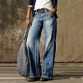 Weite Hose Damen in lässiger Passform mit Used-Details | J&B - 1 - Jasminaboutique.com