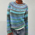 Handgefertigter isländischer Damenpullover mit einzigartigen Mustern und bequemer Passform - 4 - Jasminaboutique.com