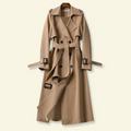 Trenchcoat für Damen, zweireihig, elegantes Design - 1 - Jasminaboutique.com