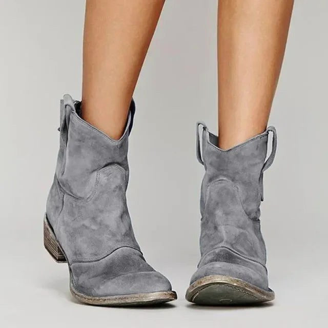Cowboy-Stiefeletten für Damen im Vintage-Stil mit schicken Details - 4 - Jasminaboutique.com