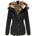 Damen-Winterjacke mit Kapuze – Stilvolles, figurbetontes Design - 1 - Jasminaboutique.com