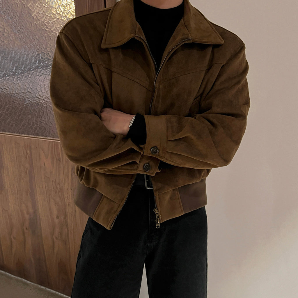 Bomberjacke für Herren im Retro-Stil mit lockerer Passform - 3 - Jasminaboutique.com