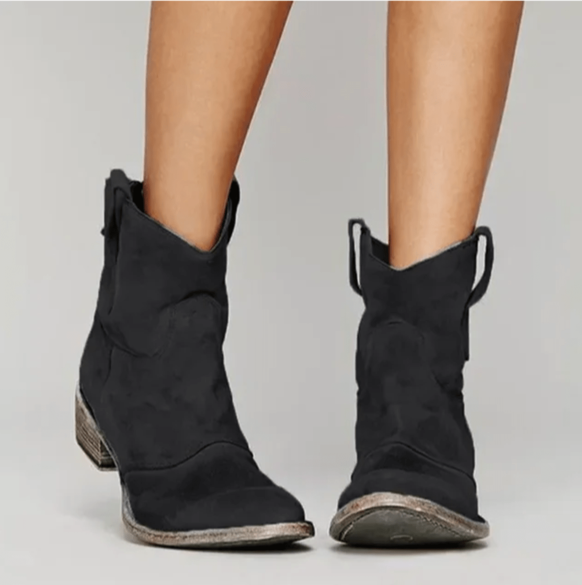 Western-Stiefeletten für Damen mit flachem Absatz – Vielseitiger Stil - 3 - Jasminaboutique.com