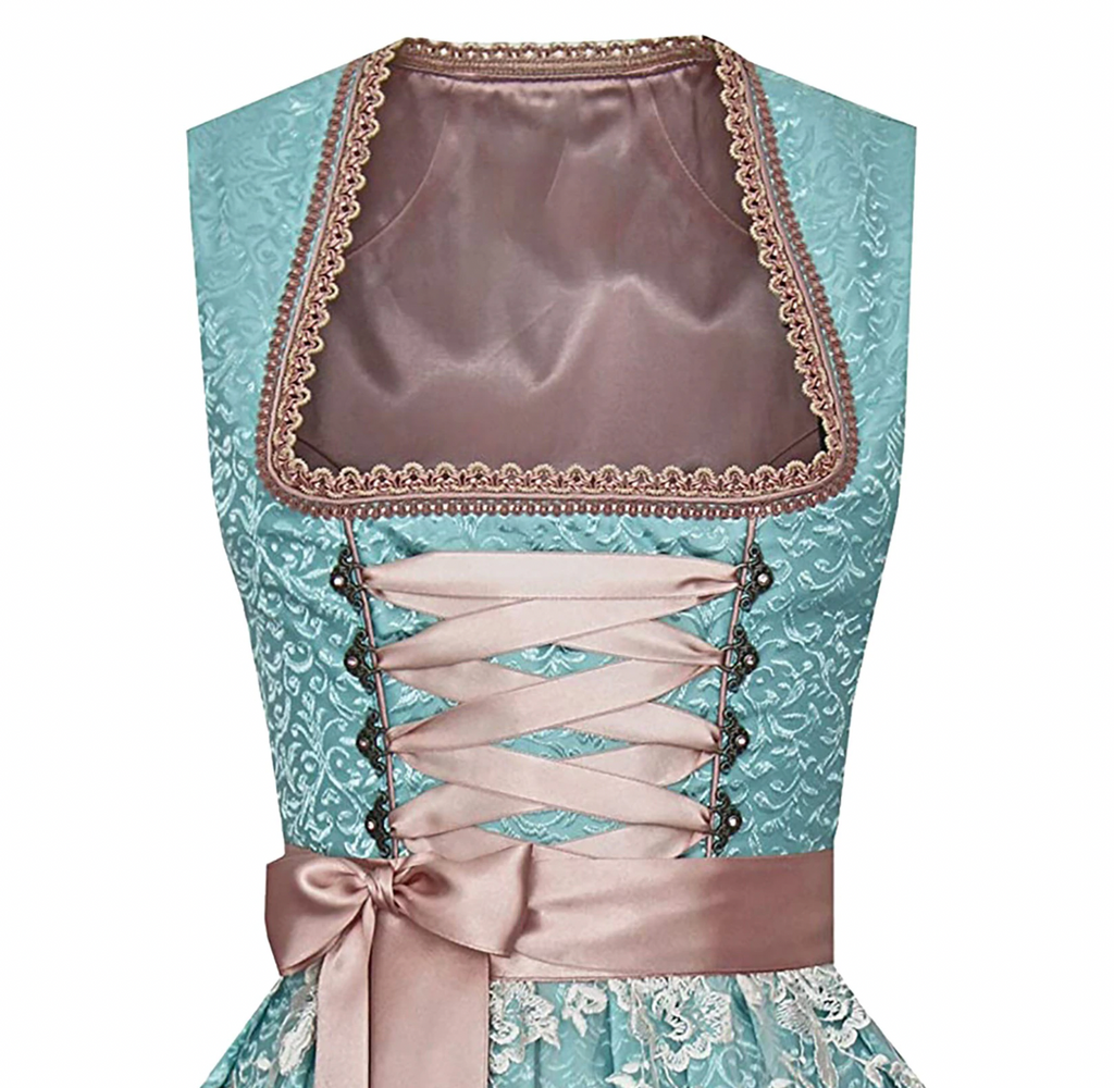 Dirndl Damen mit Spitzenverzierungen und eleganter Schleife | J&B - 2 - Jasminaboutique.com