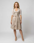 Dirndl Damen mit Spitzenärmeln und Blumenstickerei | J&B - 1 - Jasminaboutique.com