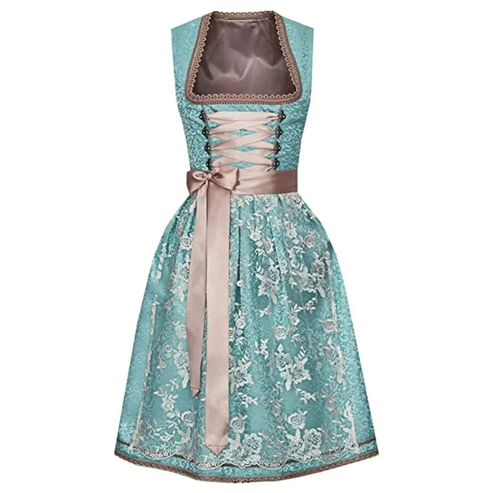 Dirndl Damen mit Spitzenverzierungen und Taillengürtel | J&B - 1 - Jasminaboutique.com