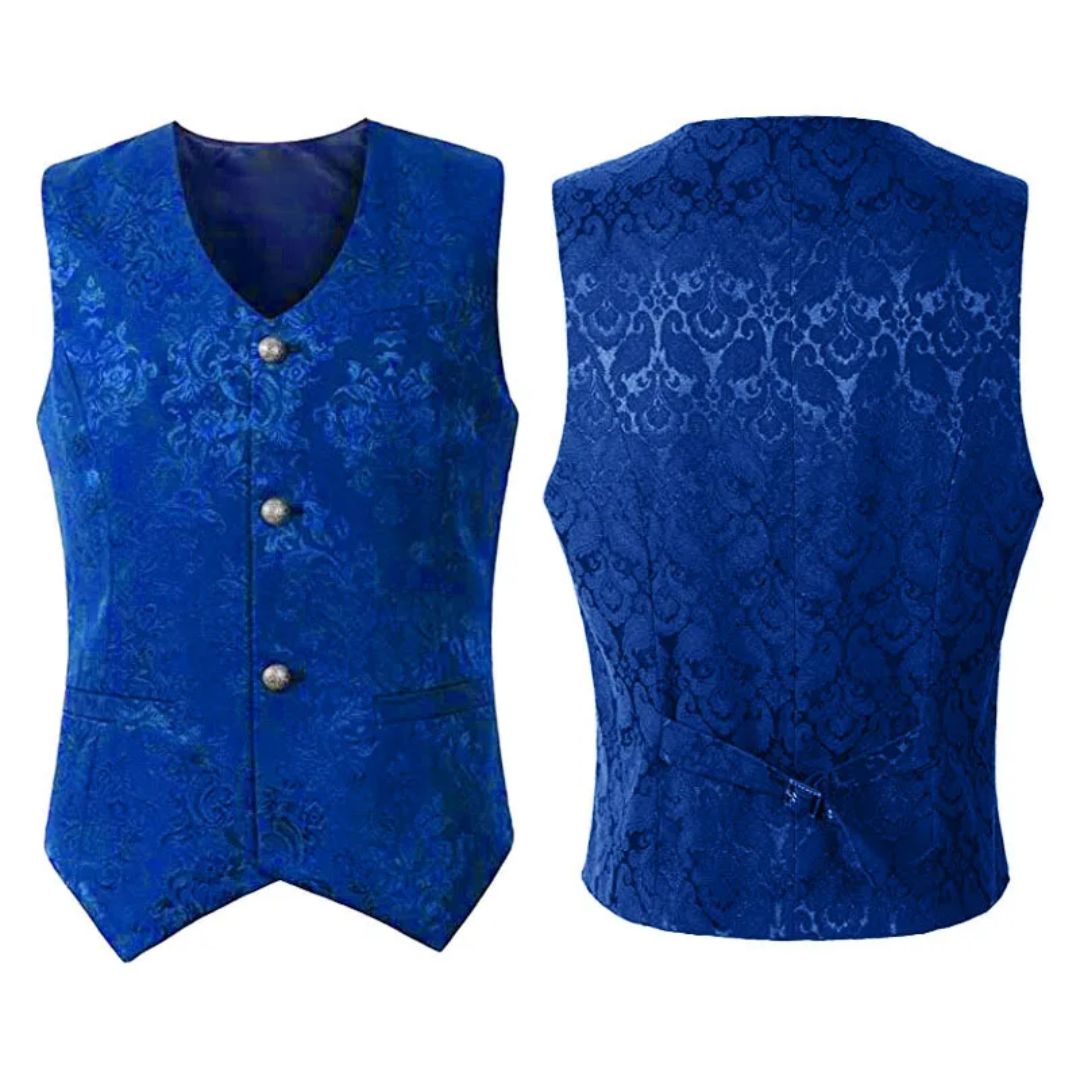 Elegante Damenweste mit taillierter Passform und einzigartigem Muster | J&B - 1 - Jasminaboutique.com
