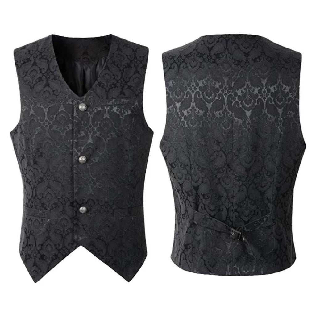Elegante Damenweste mit taillierter Passform und einzigartigem Muster | J&B - 2 - Jasminaboutique.com