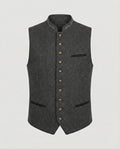 Herrenweste im traditionellen Stil mit taillierter Passform | J&B - 3 - Jasminaboutique.com