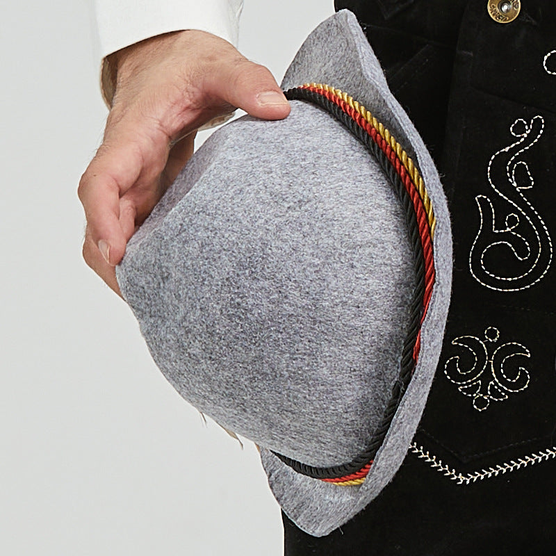 Herren Lederhosen-Set mit Stickerei und kariertem Hemd | J&B - 9 - Jasminaboutique.com