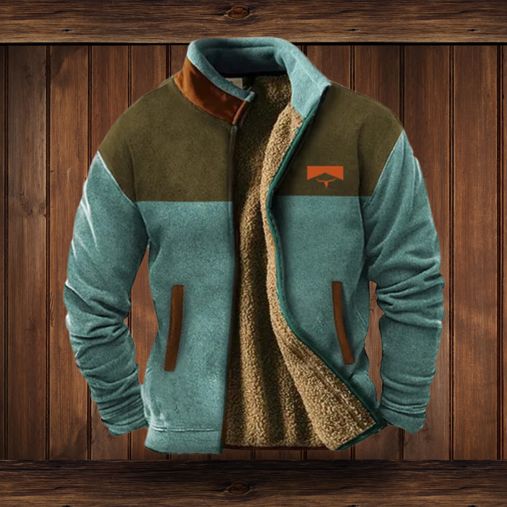 Herren-Weste im Colorblock-Design mit Kapuze und Taschen - 11 - Jasminaboutique.com