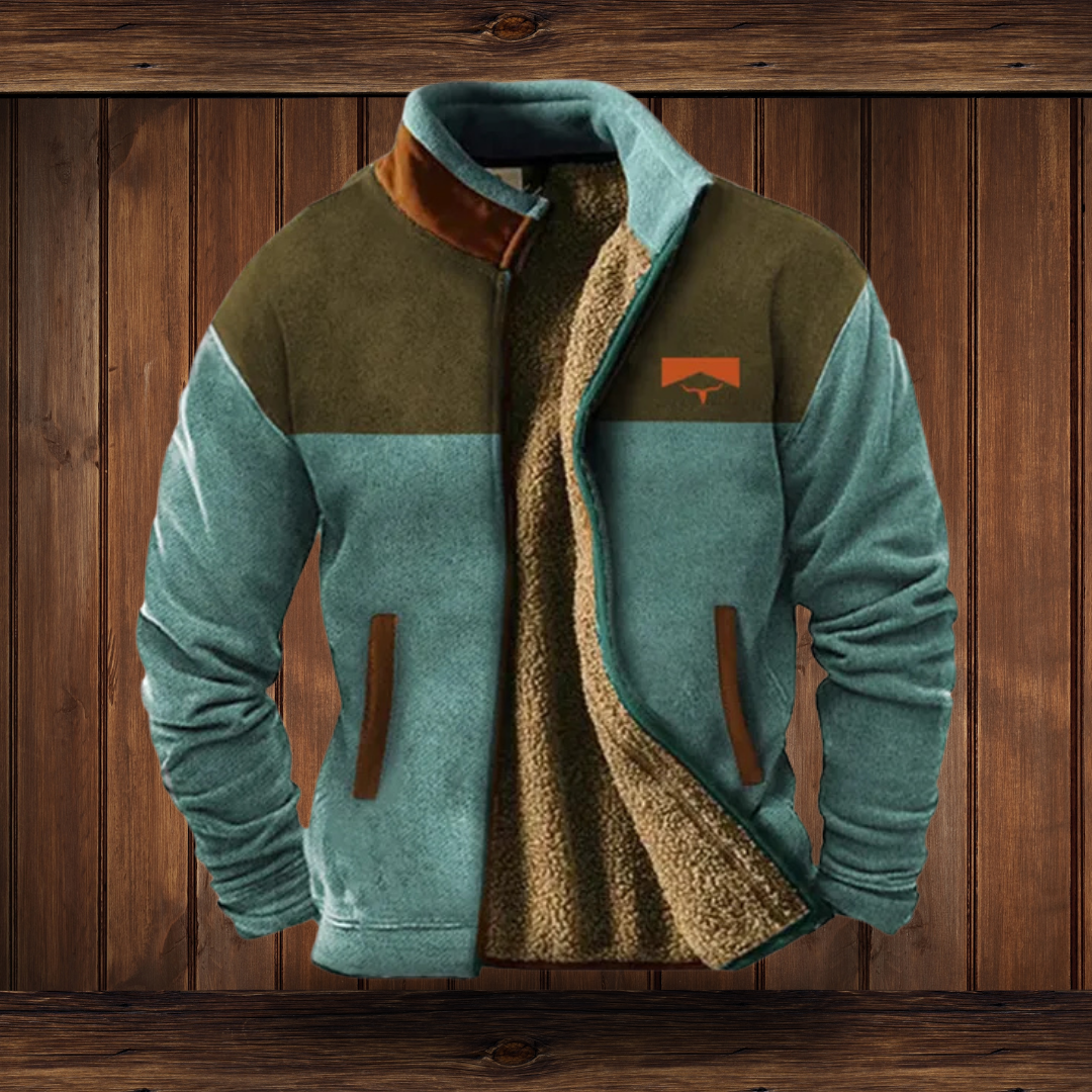 Herren-Weste im Colorblock-Design mit Kapuze und Taschen - 11 - Jasminaboutique.com