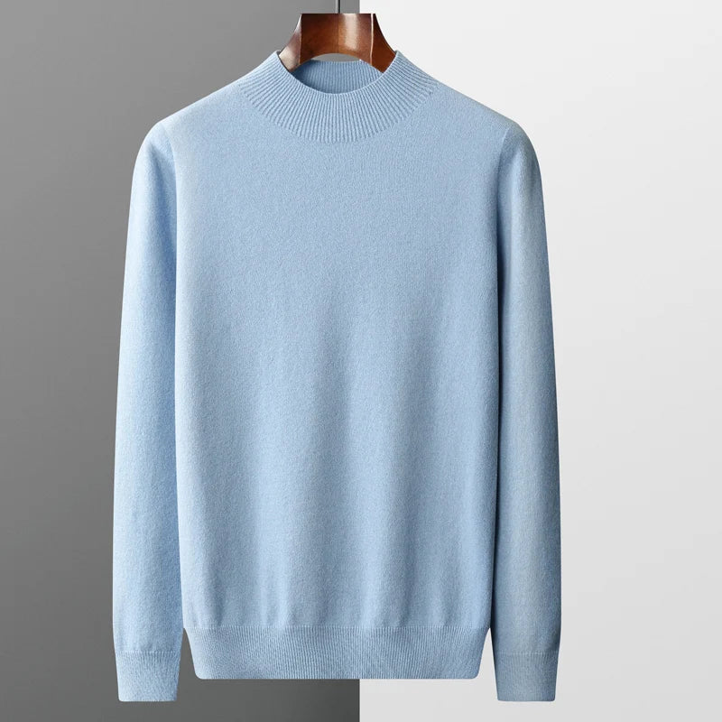 Herren-Pullover – Soft-Touch mit geripptem Kragen - 5 - Jasminaboutique.com