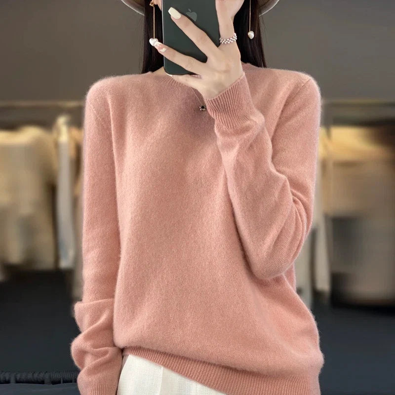 Damenpullover – Klassische Passform mit weicher Struktur - 2 - Jasminaboutique.com